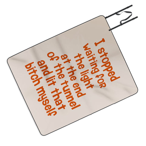 DirtyAngelFace I Stopped Waiting for the Light Picnic Blanket