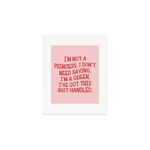 DirtyAngelFace Ive Got This Shit Handled Art Print