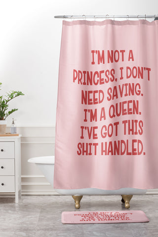 DirtyAngelFace Ive Got This Shit Handled Shower Curtain And Mat