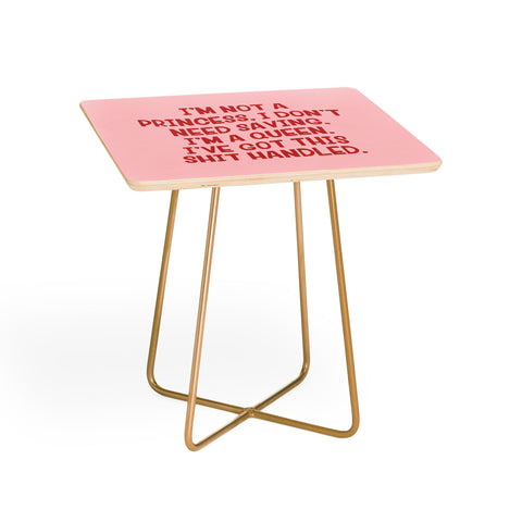DirtyAngelFace Ive Got This Shit Handled Side Table