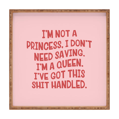 DirtyAngelFace Ive Got This Shit Handled Square Tray