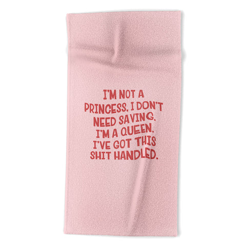 DirtyAngelFace Ive Got This Shit Handled Beach Towel