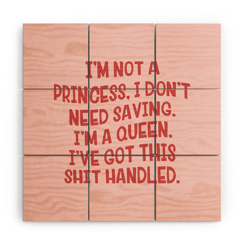 DirtyAngelFace Ive Got This Shit Handled Wood Wall Mural