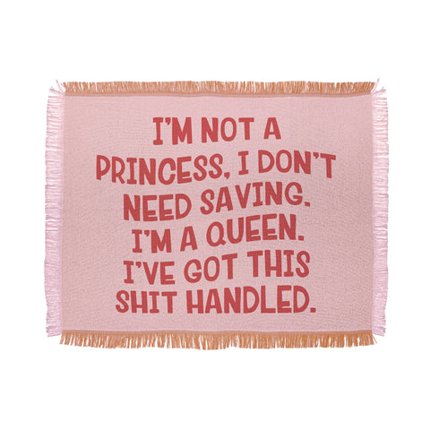 DirtyAngelFace Ive Got This Shit Handled Throw Blanket