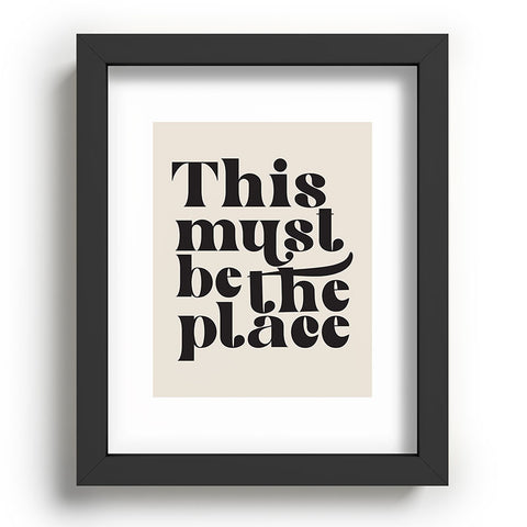 DirtyAngelFace This Must Be The Place I Recessed Framing Rectangle