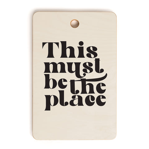 DirtyAngelFace This Must Be The Place I Cutting Board Rectangle