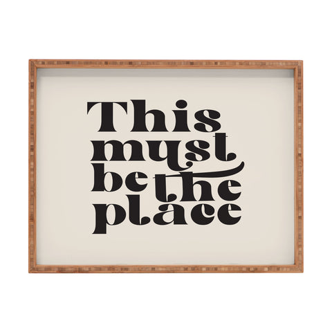 DirtyAngelFace This Must Be The Place I Rectangular Tray