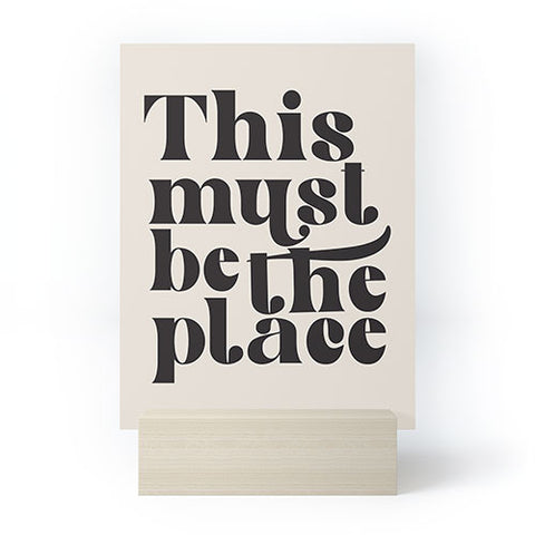 DirtyAngelFace This Must Be The Place I Mini Art Print