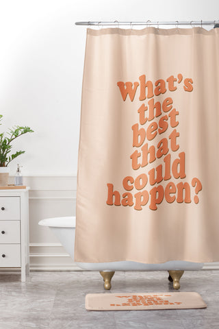 DirtyAngelFace Whats The Best That Could Happen Shower Curtain And Mat