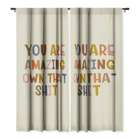 DirtyAngelFace You Are Amazing Own That Shit Blackout Non Repeat