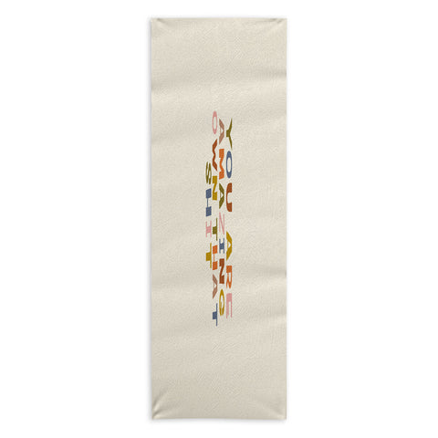 DirtyAngelFace You Are Amazing Own That Shit Yoga Towel