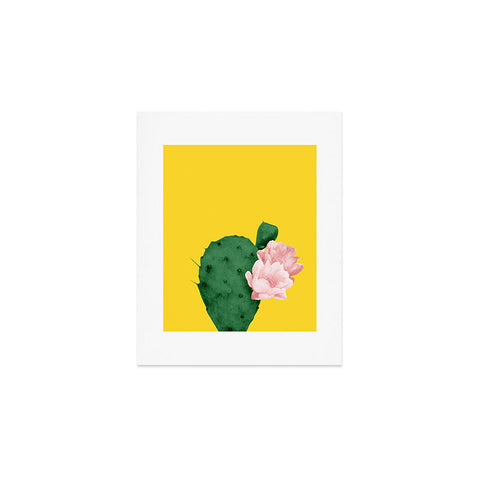 Djaheda Richers Cactus In Bloom Art Print