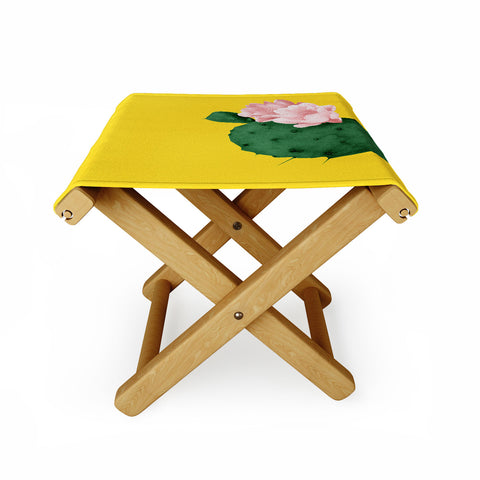 Djaheda Richers Cactus In Bloom Folding Stool