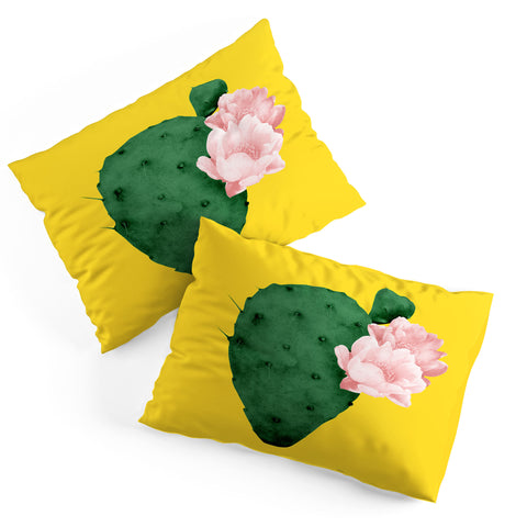 Djaheda Richers Cactus In Bloom Pillow Shams