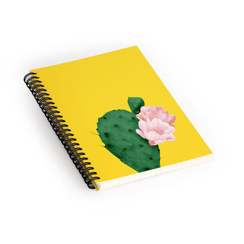 Djaheda Richers Cactus In Bloom Spiral Notebook