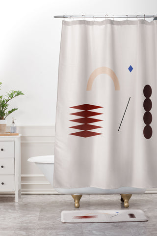 Djaheda Richers Confidence Shower Curtain And Mat