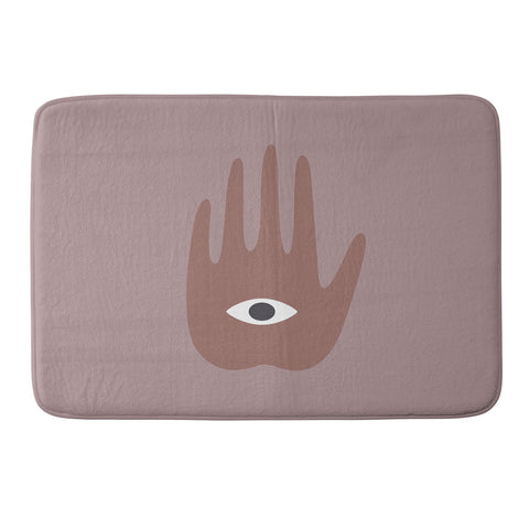 Djaheda Richers Hamsa II Memory Foam Bath Mat