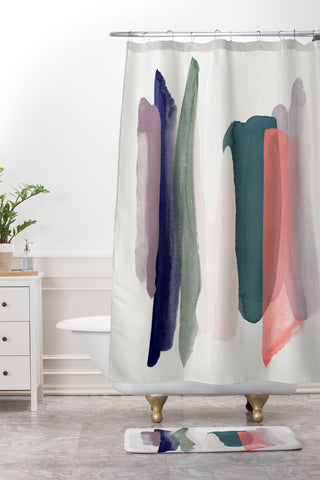 Djaheda Richers Near Shower Curtain And Mat