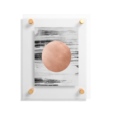 Djaheda Richers Rose gold Floating Acrylic Print