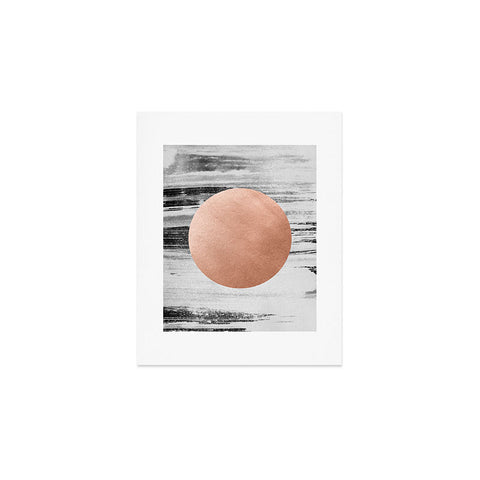 Djaheda Richers Rose gold Art Print