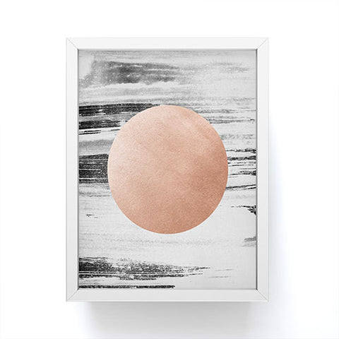 Djaheda Richers Rose gold Framed Mini Art Print