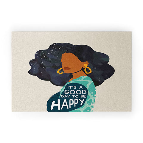 Domonique Brown Be Happy I Welcome Mat
