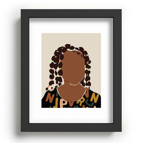 Domonique Brown Black Girl Magic No 1 Recessed Framing Rectangle