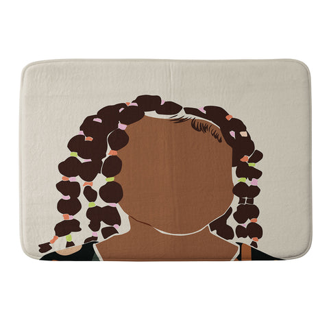 Domonique Brown Black Girl Magic No 1 Memory Foam Bath Mat