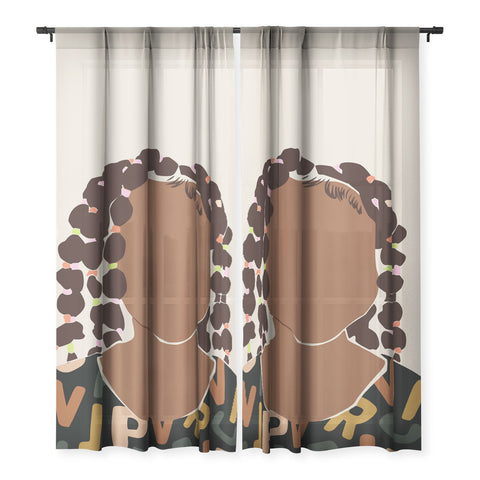 Domonique Brown Black Girl Magic No 1 Sheer Non Repeat