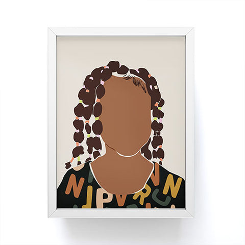 Domonique Brown Black Girl Magic No 1 Framed Mini Art Print