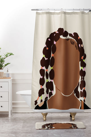 Domonique Brown Black Girl Magic No 1 Shower Curtain And Mat