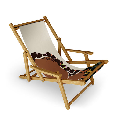 Domonique Brown Black Girl Magic No 1 Sling Chair