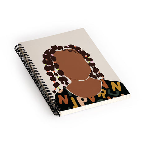 Domonique Brown Black Girl Magic No 1 Spiral Notebook