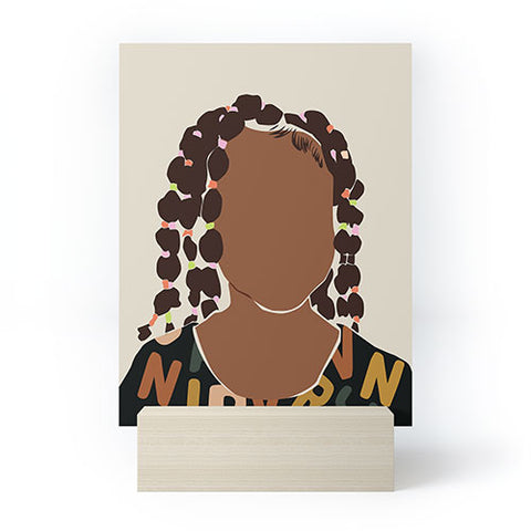 Domonique Brown Black Girl Magic No 1 Mini Art Print