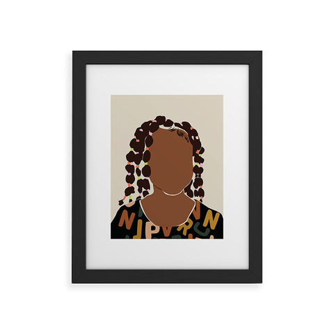 Domonique Brown Black Girl Magic No 1 Framed Art Print