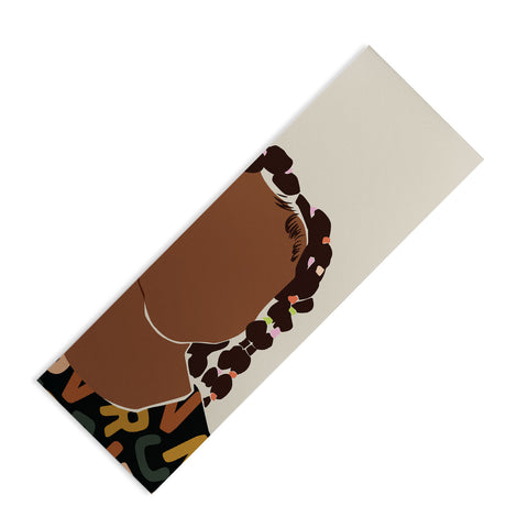 Domonique Brown Black Girl Magic No 1 Yoga Mat
