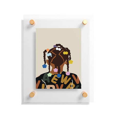 Domonique Brown Black Girl Magic No 2 Floating Acrylic Print