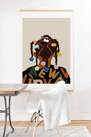 Domonique Brown Black Girl Magic No 2 Art Print And Hanger