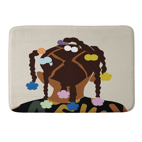 Domonique Brown Black Girl Magic No 2 Memory Foam Bath Mat