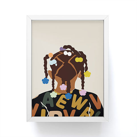 Domonique Brown Black Girl Magic No 2 Framed Mini Art Print