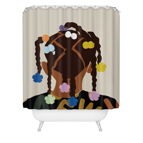 Domonique Brown Black Girl Magic No 2 Shower Curtain