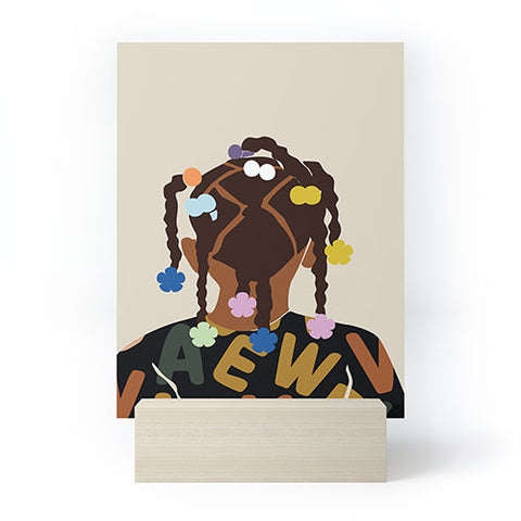 Domonique Brown Black Girl Magic No 2 Mini Art Print