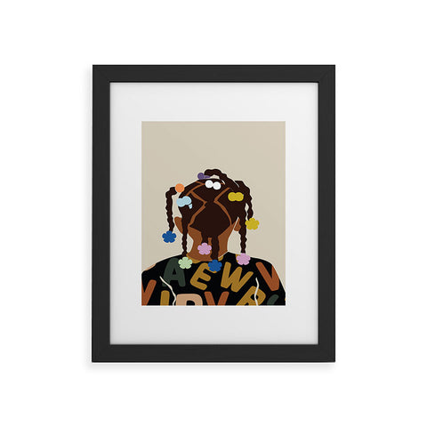 Domonique Brown Black Girl Magic No 2 Framed Art Print