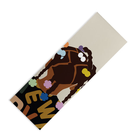 Domonique Brown Black Girl Magic No 2 Yoga Mat