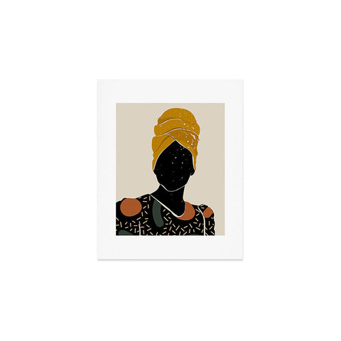Domonique Brown Black Hair No 10 Art Print