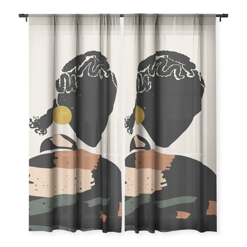 Domonique Brown Black Hair No 12 Sheer Non Repeat