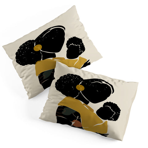 Domonique Brown Black Hair No 15 Pillow Shams