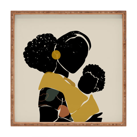 Domonique Brown Black Hair No 15 Square Tray