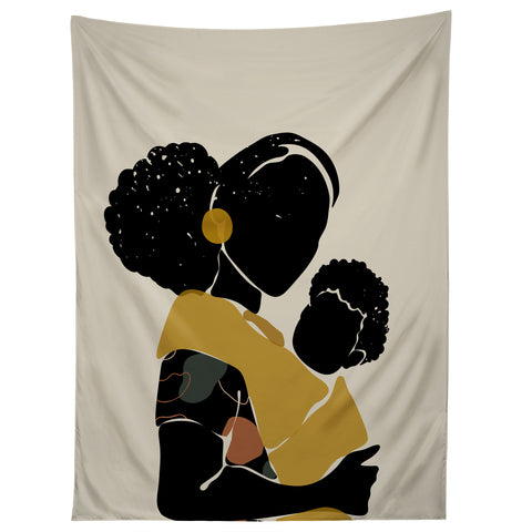 Domonique Brown Black Hair No 15 Tapestry