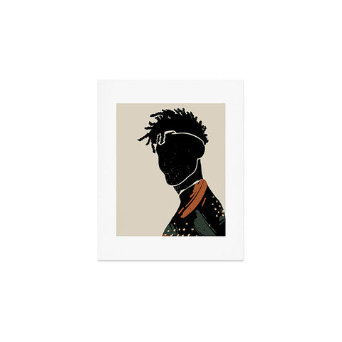 Domonique Brown Black Hair No 2 Art Print